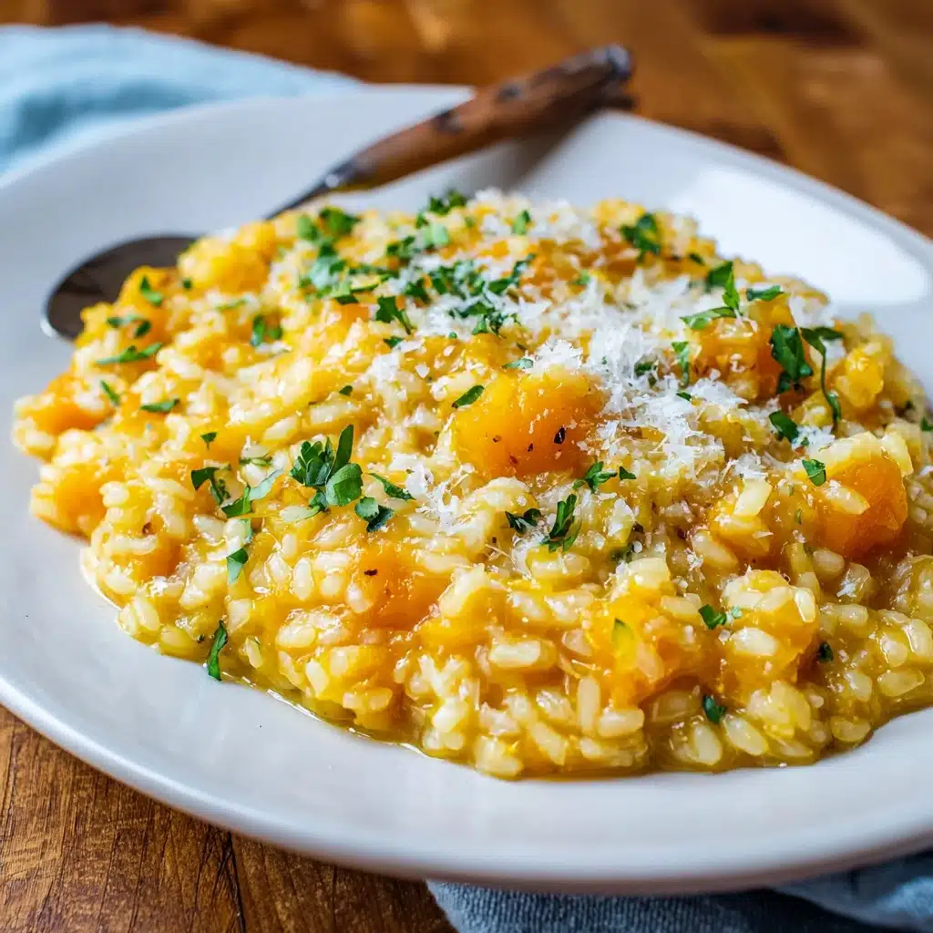 Butternut Risotto with Apples and Parmesan Recipe
