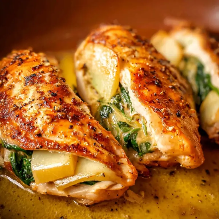 Apple and Brie Stuffed Chicken Recipe