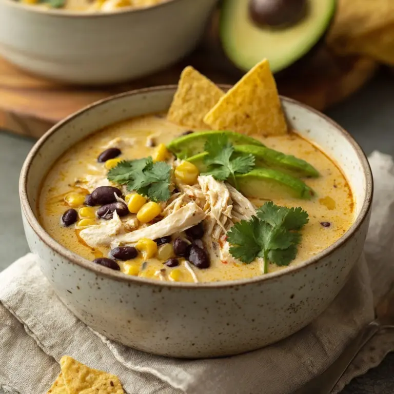 Crockpot Mexican Street Corn & Chicken Chowder Recipe