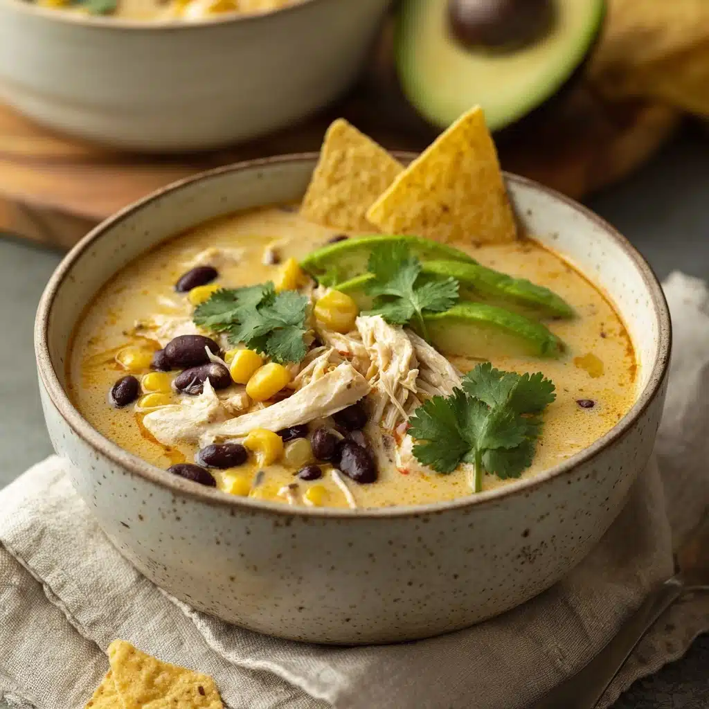 Crockpot Mexican Street Corn & Chicken Chowder Recipe