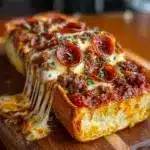 Indulge in This Cheesy Garbage Bread Recipe Today! Recipe