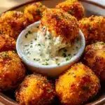 Cheesy Jalapeño Ranch Chicken Poppers with a Creamy Dip Recipe