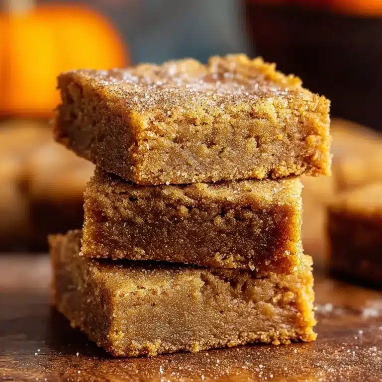 Chewy Pumpkin Bars Recipe