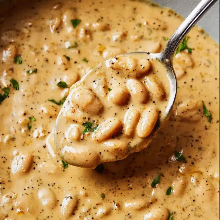 20-Minute Creamy Garlic Parmesan Butter Beans Recipe