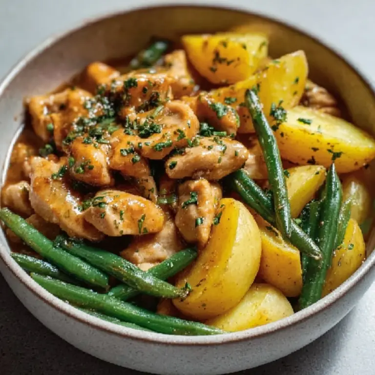 Slow Cooker Chicken and Potatoes with Green Beans Recipe
