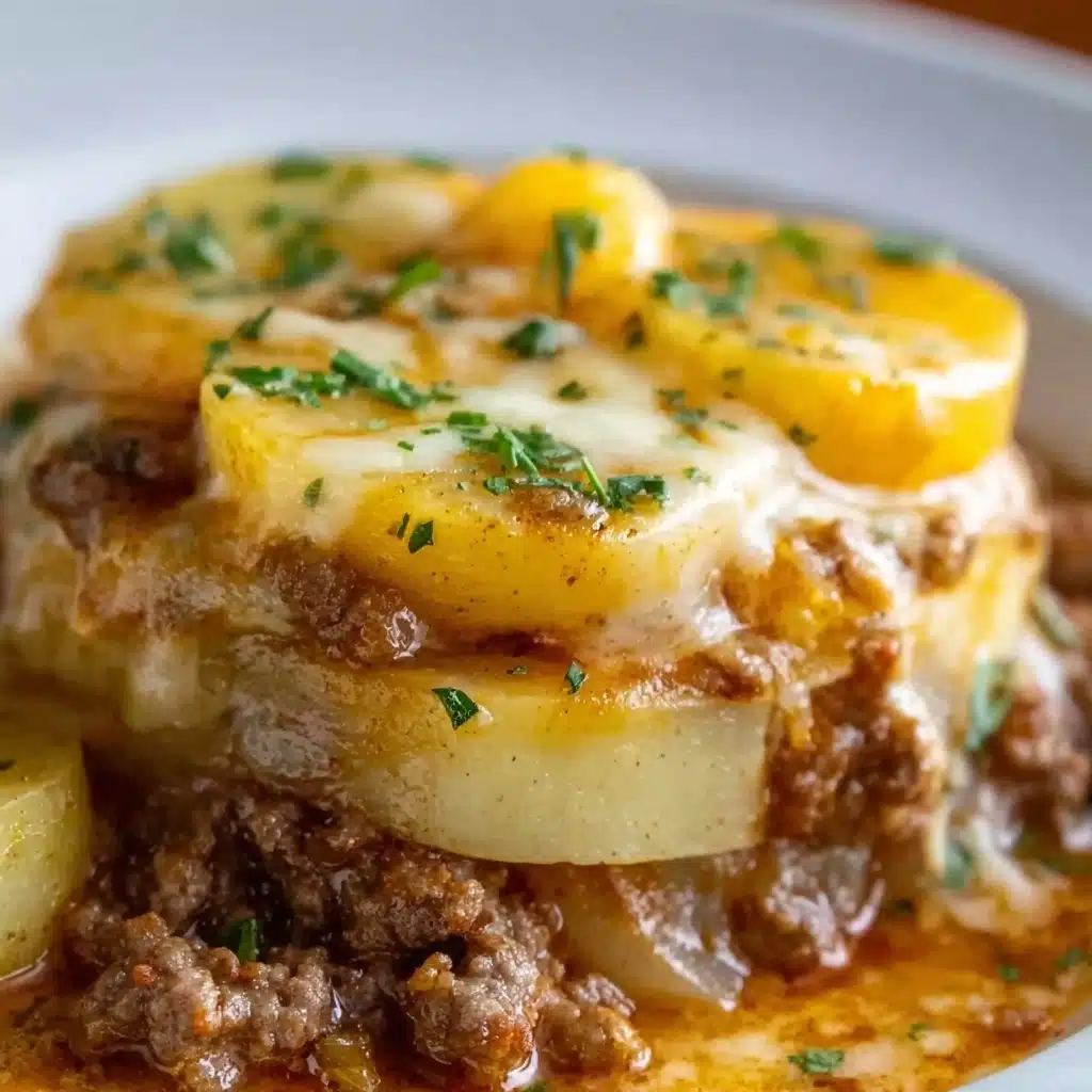 Crockpot Hamburger Potato Casserole Recipe