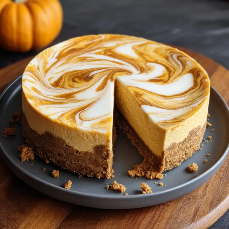 Pumpkin Swirl Cheesecake Recipe