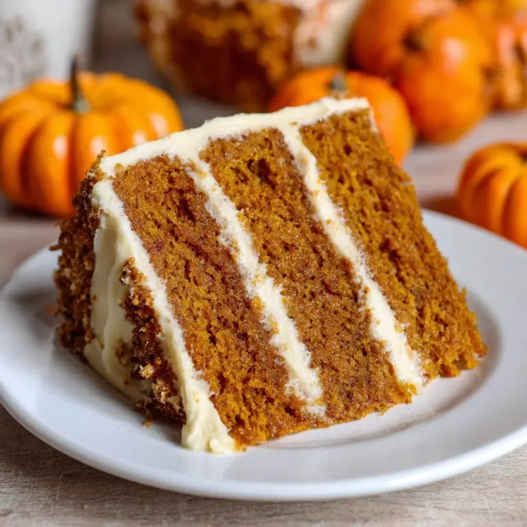 Pumpkin Cake with Cinnamon Cream Cheese Frosting Recipe
