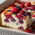 High Protein Triple Berry Bake Recipe