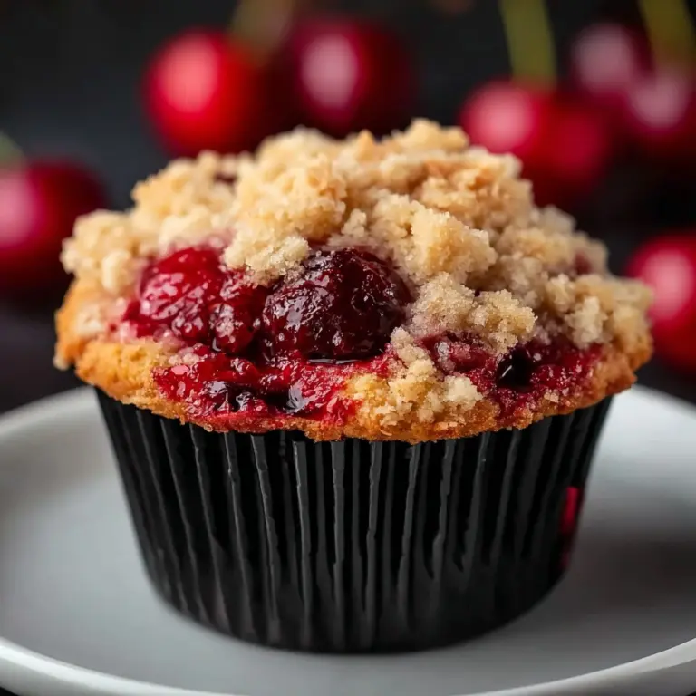 Cherry Cobbler Muffins Made Easy Recipe