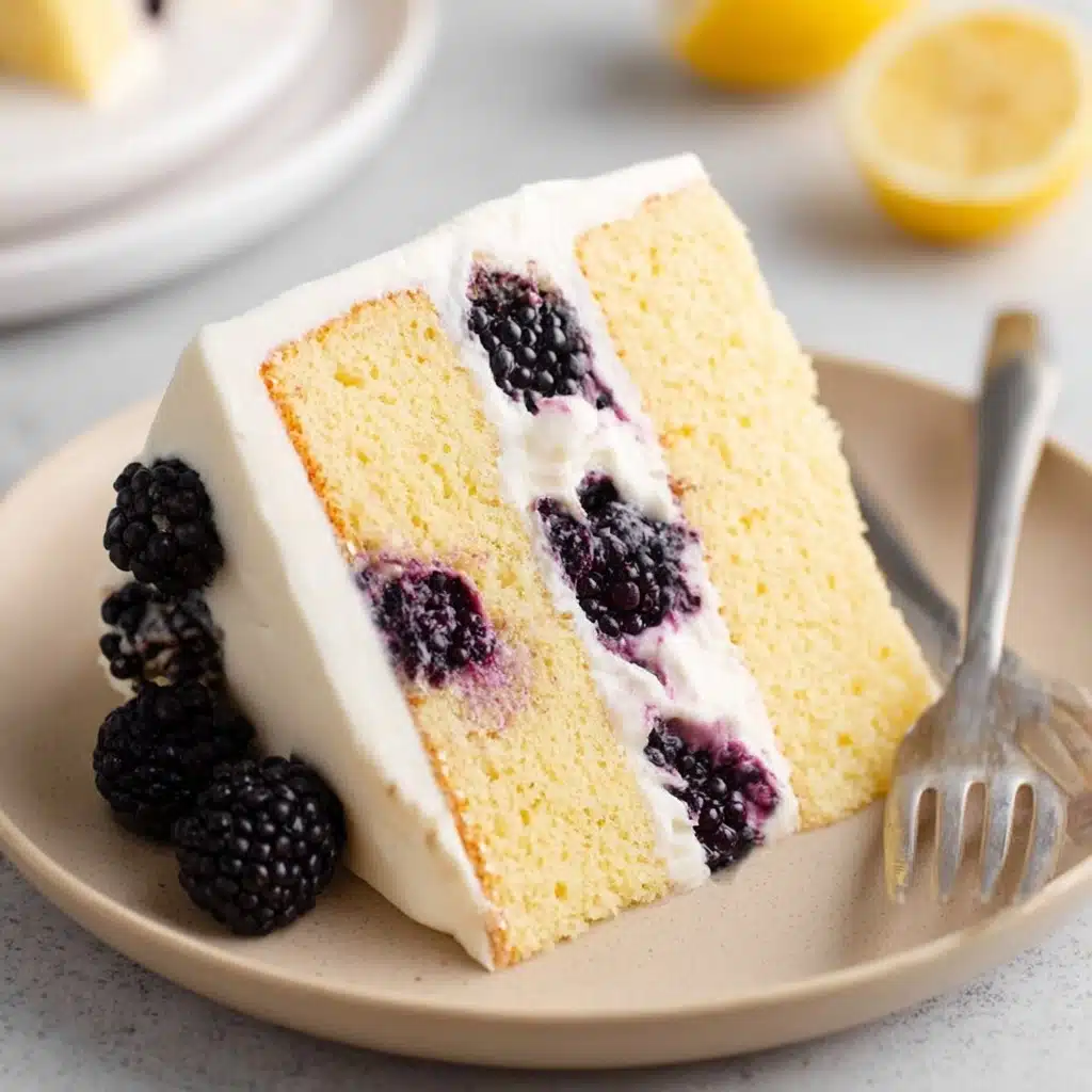 Lemon Blackberry Cake Recipe