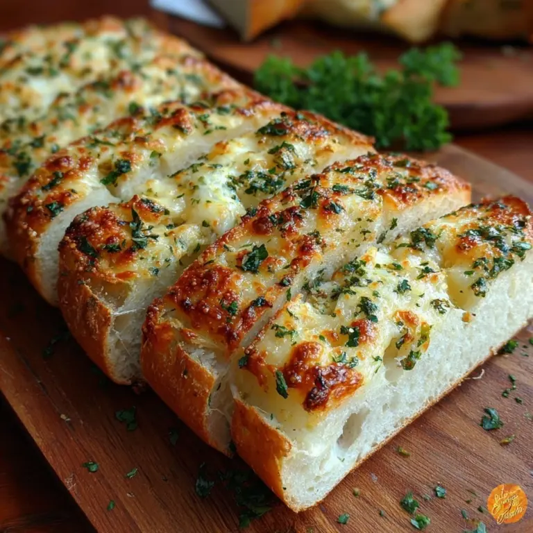 Italian Herbs and Cheese Bread Recipe