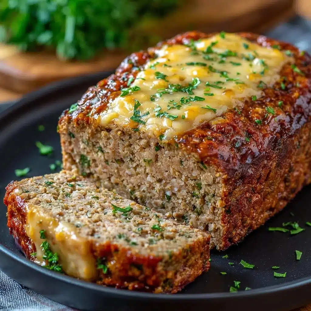 Garlic Parmesan Chicken Meatloaf Recipe