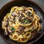Caramelized Leek and Mushroom Gruyere Pasta Recipe