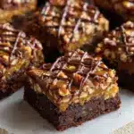 Pretzel Bottom Caramel Brownies Recipe