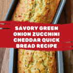 Green Onion Zucchini Cheddar Quick Bread Recipe