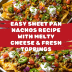 Easy Sheet Pan Nachos Recipe