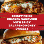 Jalapeno Honey Drenched Crispy Fried Chicken Sandwich Recipe