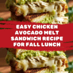 Chicken Avocado Melt Sandwich Recipe