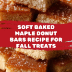 Soft Baked Maple Donut Bars Recipe
