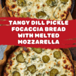 Dill Pickle Focaccia Bread Recipe