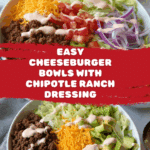Easy Cheeseburger Bowls Recipe