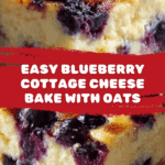 Blueberry Cottage Cheese Bake Recipe