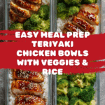 Meal Prep Teriyaki Chicken Bowls Recipe