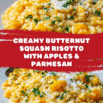 Butternut Risotto with Apples and Parmesan Recipe