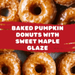 Baked Pumpkin Donuts with Maple Glaze Recipe