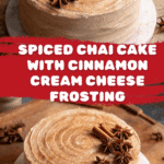 Chai Cake with Cinnamon Cream Cheese Frosting Recipe