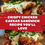 Crispy Chicken Caesar Sandwich Recipe