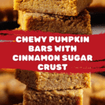 Chewy Pumpkin Bars Recipe