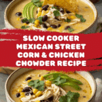 Crockpot Mexican Street Corn & Chicken Chowder Recipe
