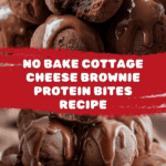 No Bake Cottage Cheese Brownie Batter Protein Bites Recipe