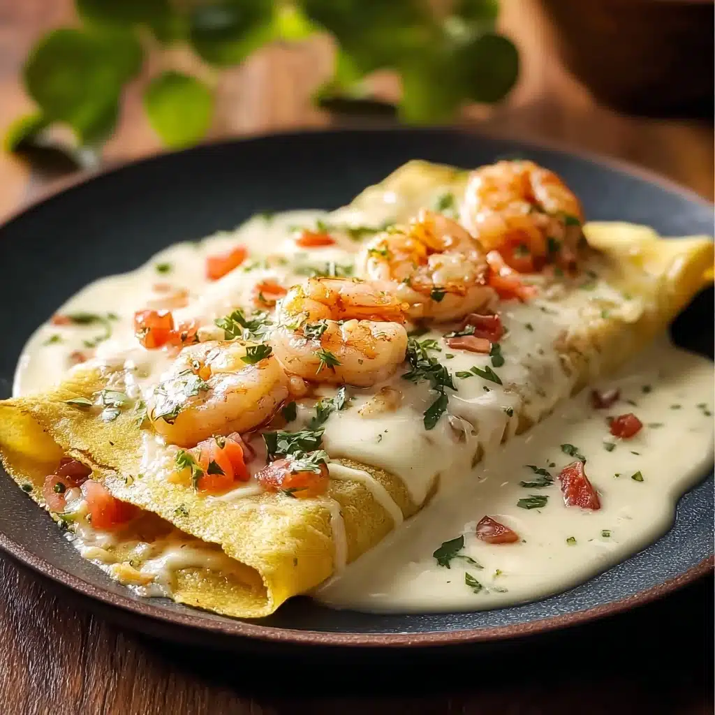 Creamy Shrimp Enchiladas Recipe - Recipe Image