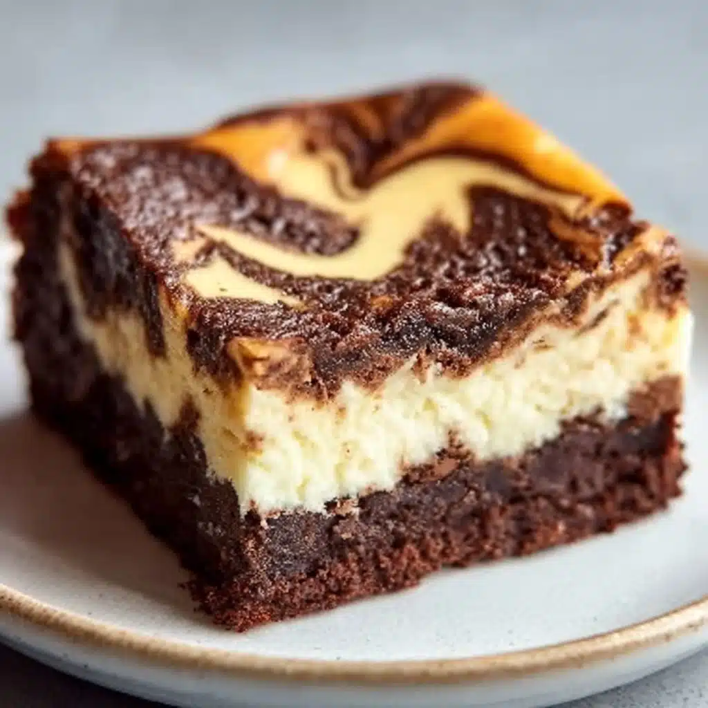 Pumpkin Cheesecake Brownies Recipe - Recipe Image
