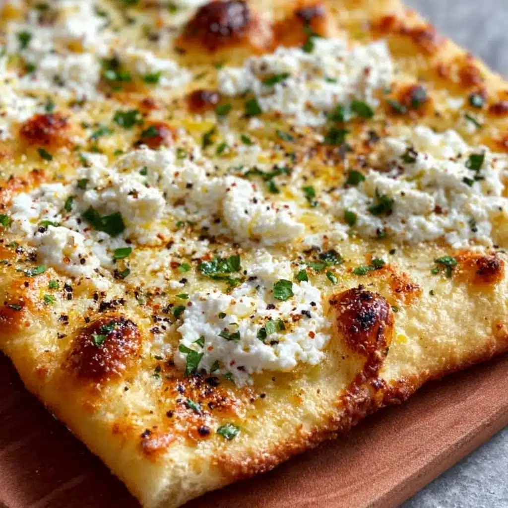 Easy 2-Ingredient Cottage Cheese Flatbread Recipe - Recipe Image