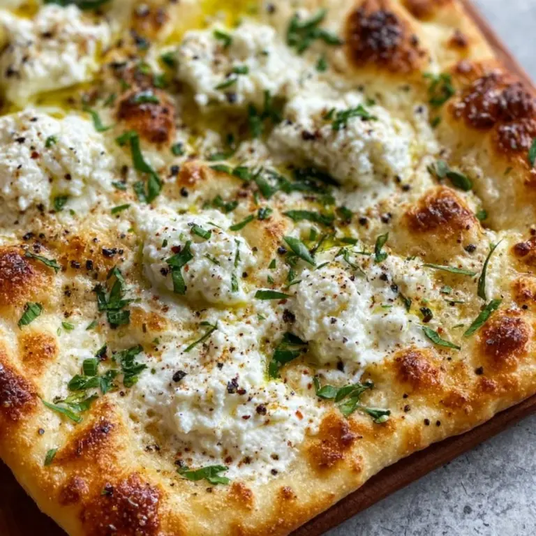 Easy 2-Ingredient Cottage Cheese Flatbread Recipe