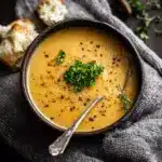 Hearty Cheddar Garlic Herb Potato Soup Recipe