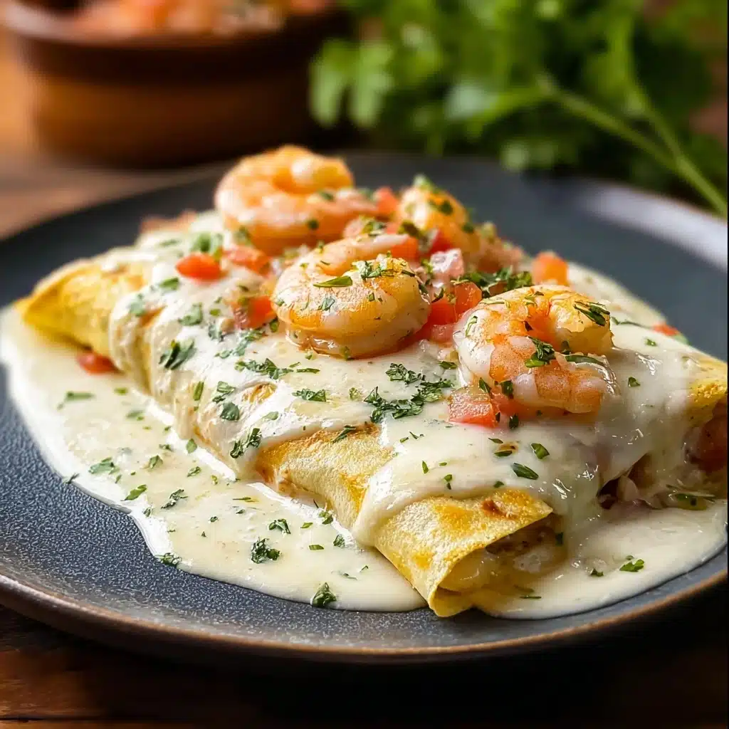 Creamy Shrimp Enchiladas Recipe - Recipe Image