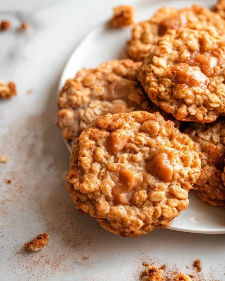 Caramel Apple Oatmeal Cookies Recipe