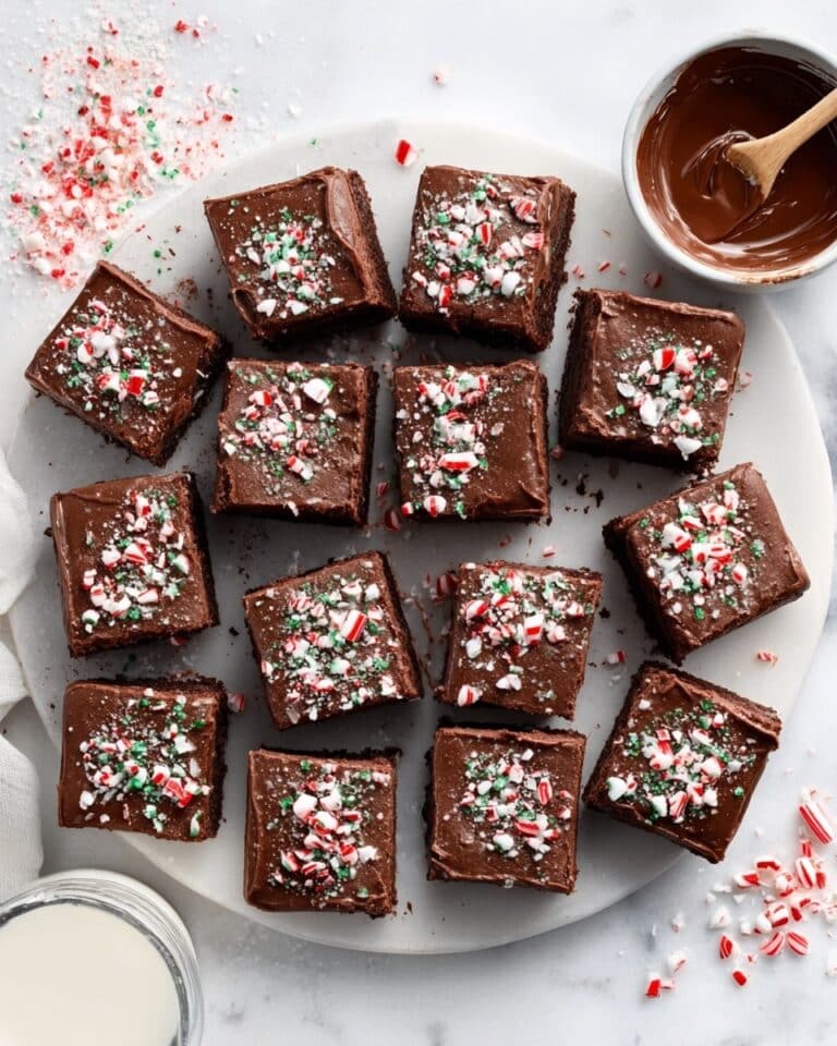 One Bowl Peppermint Brownies Recipe