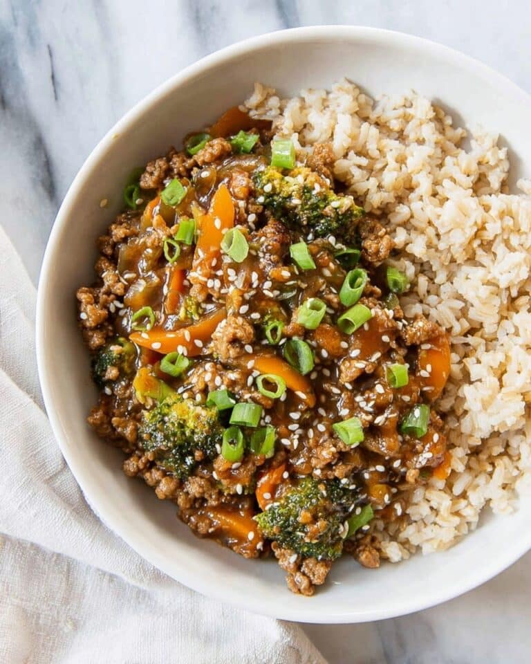 Teriyaki Turkey Rice Bowl Recipe