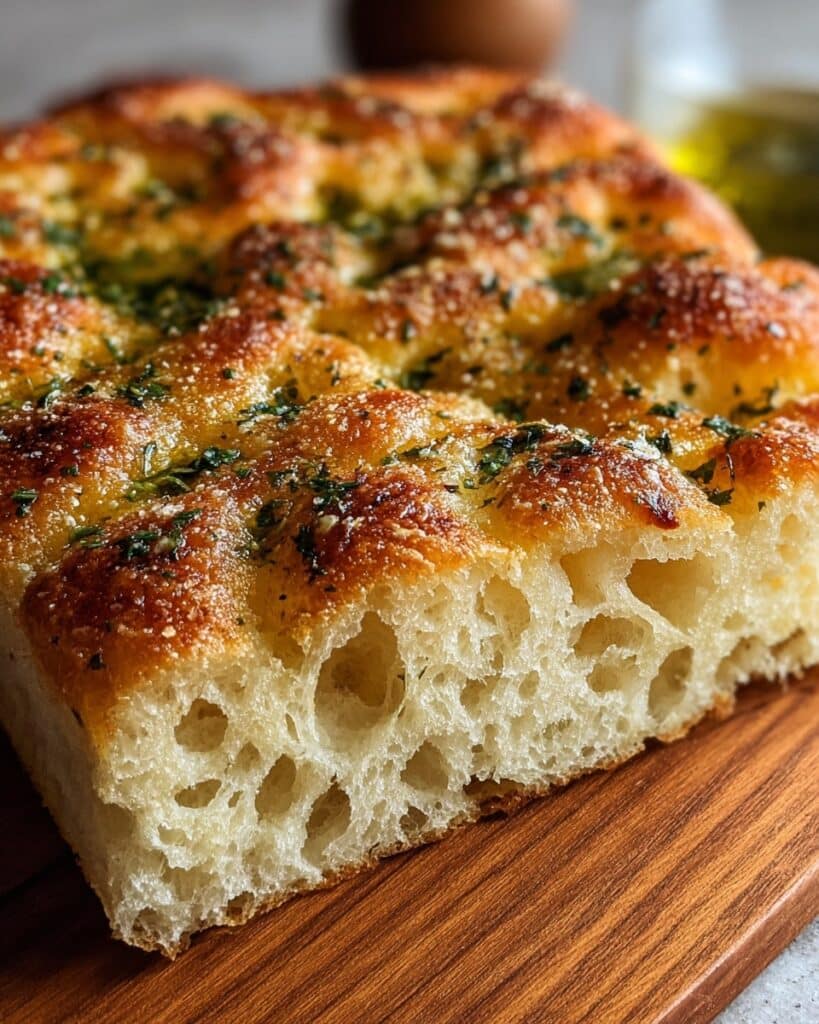 Garlic Parmesan Focaccia Recipe