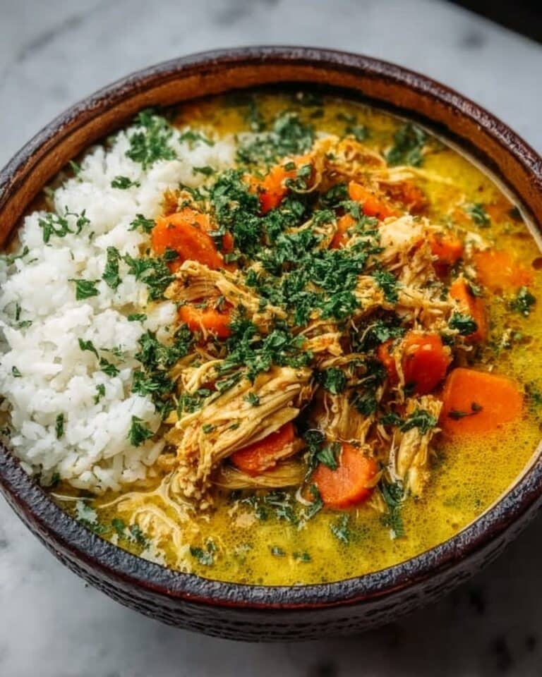 Golden Turmeric Chicken Rice Soup Recipe