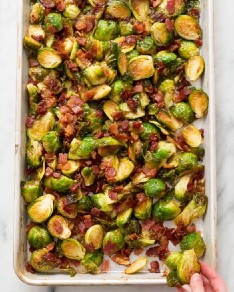 Balsamic Brown Sugar Brussels Sprouts Recipe