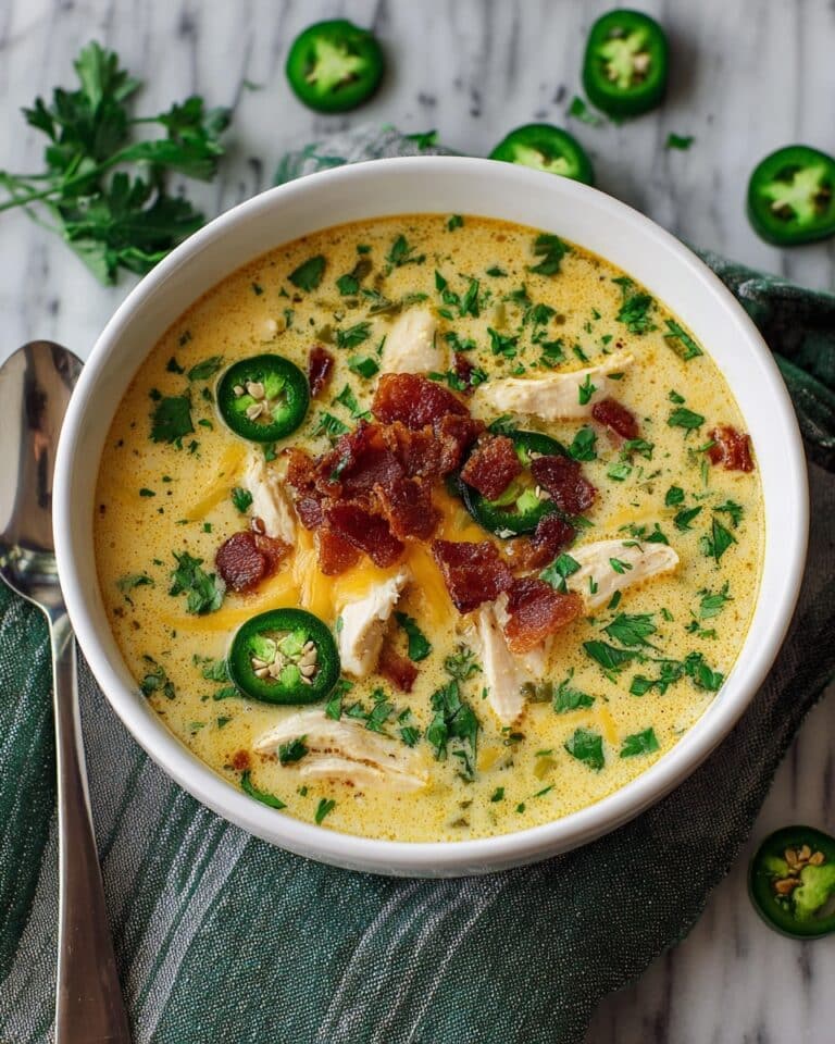 Spicy Jalapeño Popper Chicken Soup Recipe