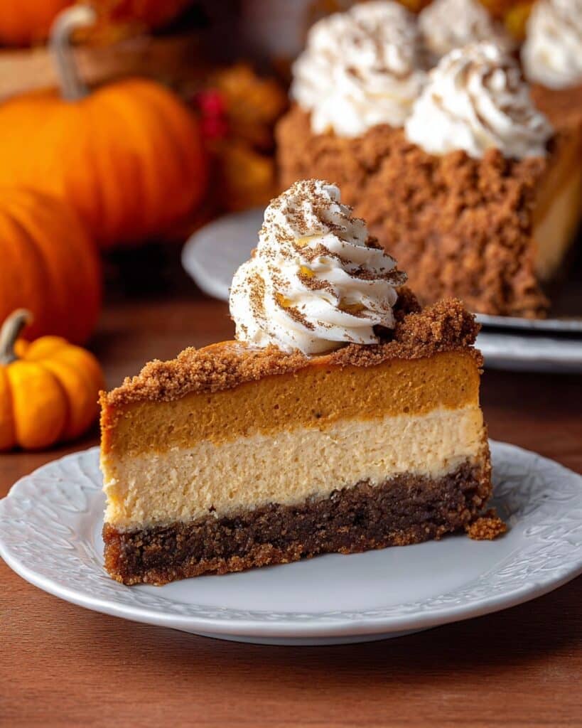 Pumpkin Streusel Cheesecake Recipe