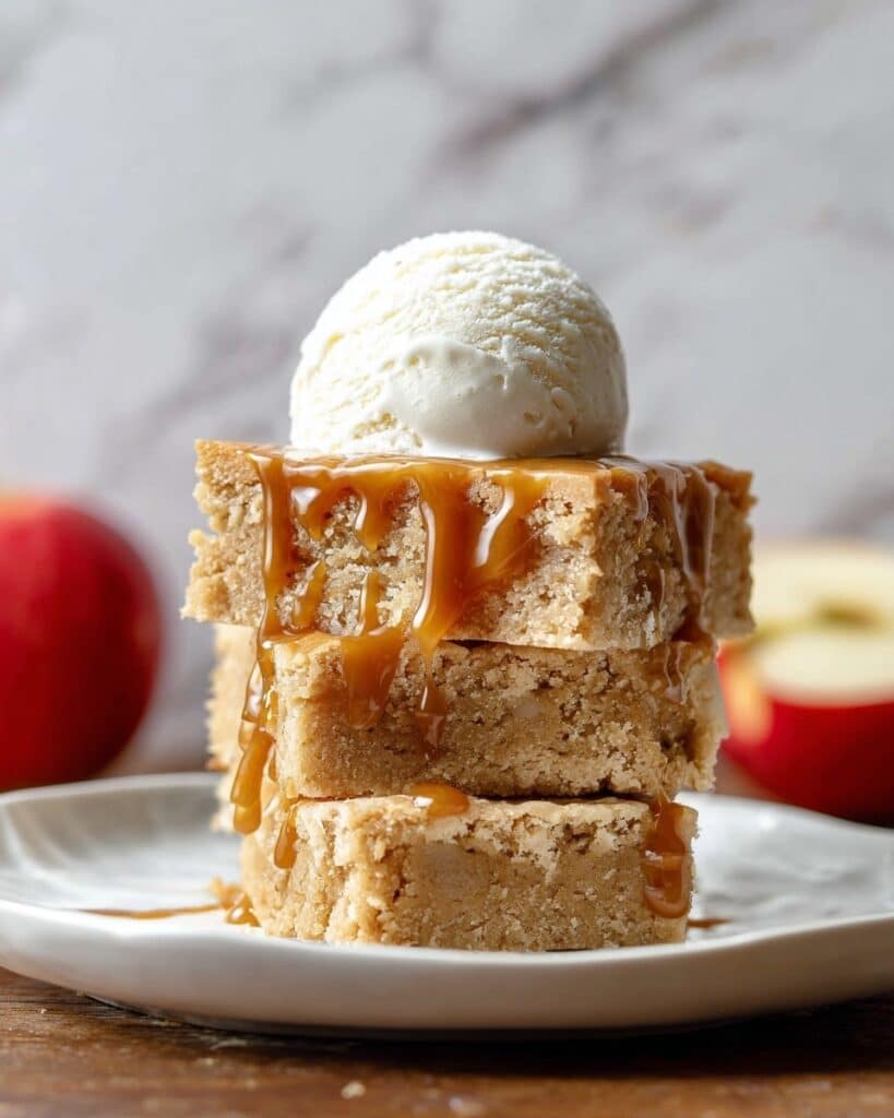 Cinnamon Apple Blondies – Soft, Chewy & Filled with Spices Recipe